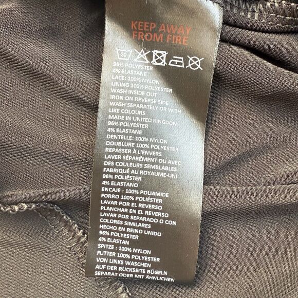 Kimchi Blue Urban Outfitters Sienna Ditsy Floral Black Mini Dress Size Medium - Picture 7 of 13